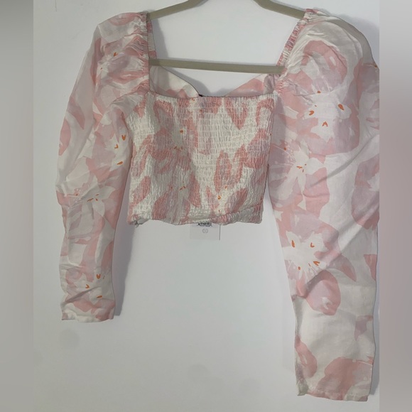 NWT Something Navy Pink Wide Leg Set - Picture 3 of 7